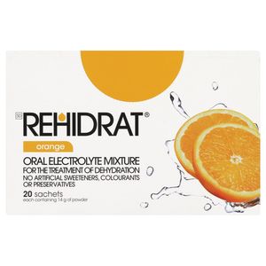 Rehidrat, Oral Electrolyte Mixture, Orange, 14g X 20 Sachets