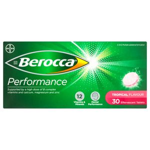 Berocca Performance Tropical Effervescent - 30 Tablets