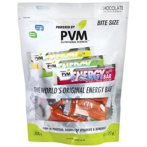 PVM Energy Bar Bite Size 200g Choc