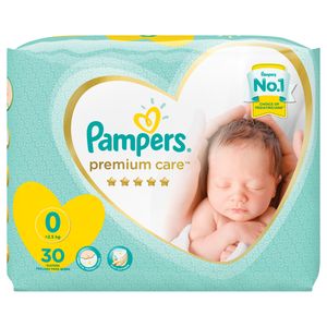 Pampers Premium Care Size 0 Cp - 30's