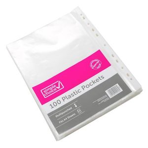 Butterfly Filing Pocket-A4 40 100 Plastic Pocket