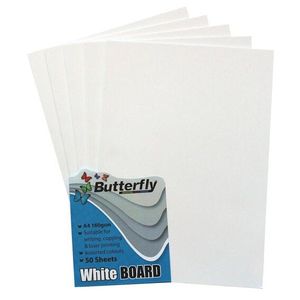 Butterfly A4 160Gm Board, White