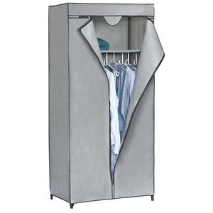 Mainstays 1 Shelf Hanging Wardrobe, Grey