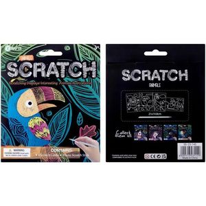 Kraftz Scratch Art Parrot