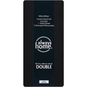 Always Home Double Assorted Fitted Sheet Pack