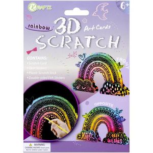 Kraftz 3D Scratch Art Rainbow