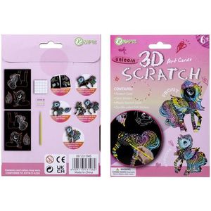 Kraftz 3D Scratch Art Unicorn