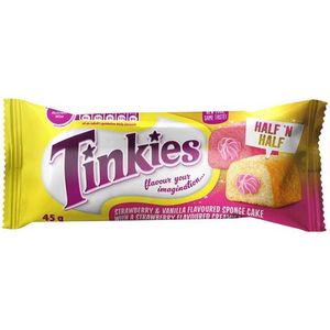 Albany Tinkies Half&half Strawberry 45G