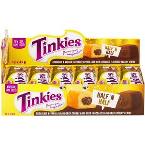 Albany Tinkies Half&half Vanilla Chocolate 45G