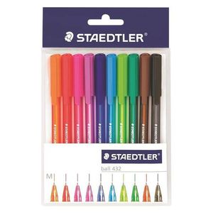 Staedtler Coloured Pens Assorted (Pack Of 10)