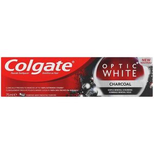 Colgate Optic Charcoal Toothpaste 75ML, White