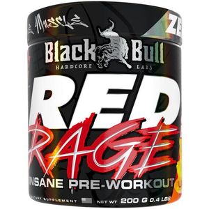 Black Bull Rage Pre W/o Gummy 200G, Red