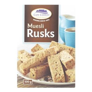 Cape Cookies Rusks Muesli, Size: 500g