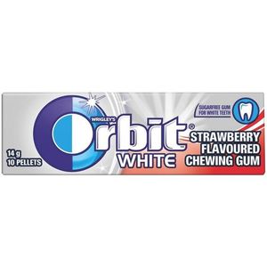 Orbit Strawberry Chewing Gum 14G, White