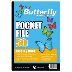 Butterfly A4 Pocket File 50 Page