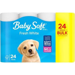 Baby Soft 2 Ply Toilet Tissue 24's