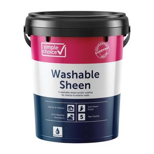Simple Cho Sheen, White, Size: 20l