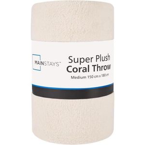 Mainstays Sup/plush Blankt Taupe
