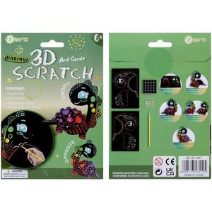 Kraftz 3D Scratch Art Dinosaur