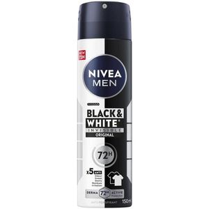 Nivea Men Deo Spray Black &, White, Size: 150ml