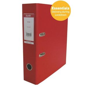 Bantex A4 Lever Arch File Polypropylene, Red