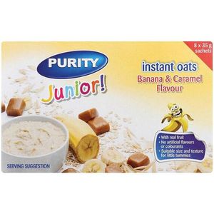 Purity Jnr Oats Banana & Caramel 280G
