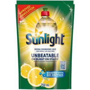 Sunlight Dishwashing Liquid Pouch, Size: 750ml