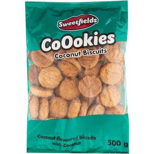 Sweetfields Coookies Coconut, Size: 500g