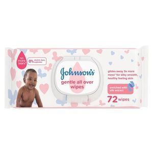 Johnson's Baby Wipes Gentle All Over 72S