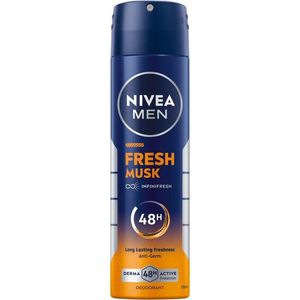 Nivea Men Deo Spray Fresh Musk, Size: 150ml