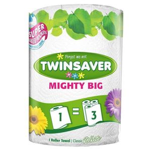 Twinsaver Roller Towels Mighty Big Classic, White