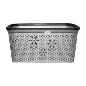 Formosa 65L Laundry Bin, Silver