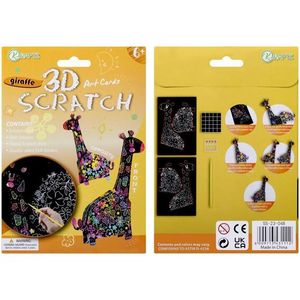 Kraftz 3D Scratch Art Giraffe