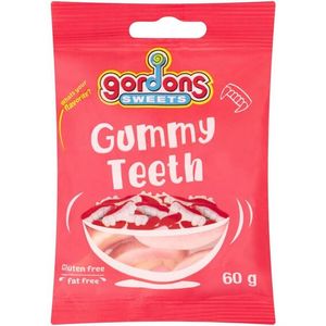 Gordons Sweets Gummy Teeth, Size: 60g