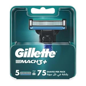 Gillette Mach 3 Plus Blades 5Ct