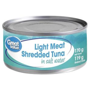 Great Value Shredded Tuna In Brine 170 G, Size: 170g