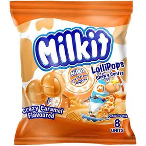 Milkit Crazy Caramel Sweets 8 Pack 160G