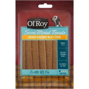 Ol'roy Meaty Strips Chicken Flavour 120G