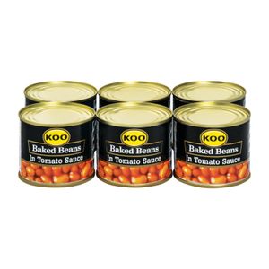 KOO Baked Beans In Tomato Sauce (6 x 215g)