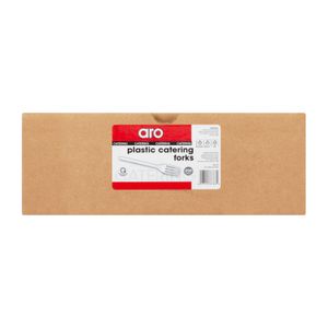 ARO Forks Plastic White (1 x 250's)