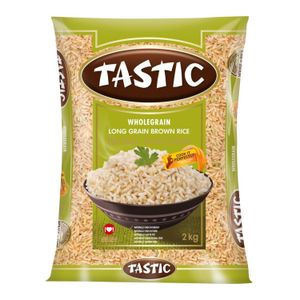 Tastic Long Grain Rice Brown Wholegrain (1 x 2kg)
