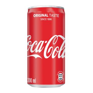 Coca Cola Soft Drink Cans (24 x 200 ml)