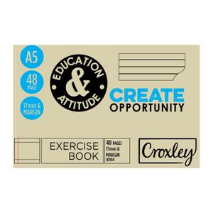 Croxley A5 Landscape Exercise Book 48-Page