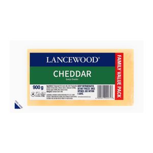 Lancewood Cheese VacPac Cheddar (1 x 900g)
