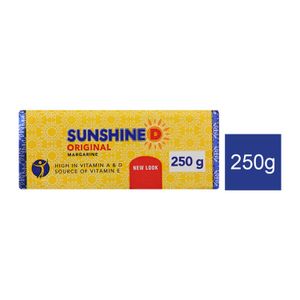 Sunshine D Margarine Bricks (20 x 250 g)