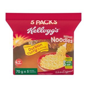 Kellogg's 5 x 70g Noodles Durban Curry