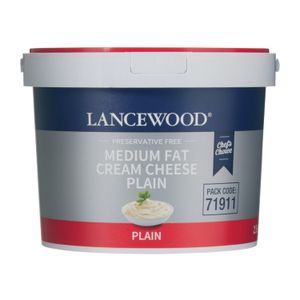 Lancewood Low Fat Cream Cheese Origin (1 x +-2.5kg)