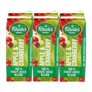 Rhodes 6 X 200ML Fruit Juice Blend