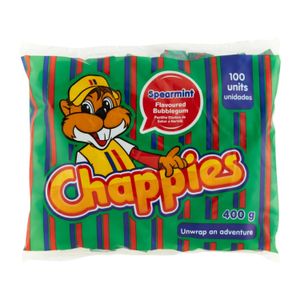 Chappies Bubblegum Spearmint (1 x 100's)