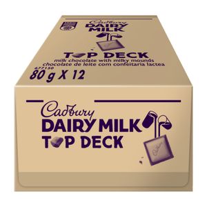 Cadbury Slabs Top Deck (12 x 80g)